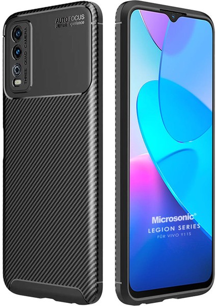 Vivo Y11S Kılıf Legion Series Siyah