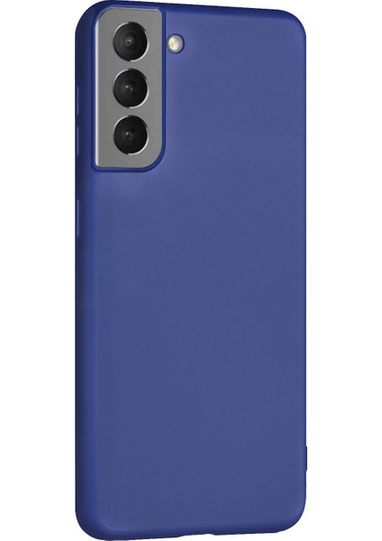 Matte Silicone Samsung Galaxy S21 Fe Kılıf Lacivert