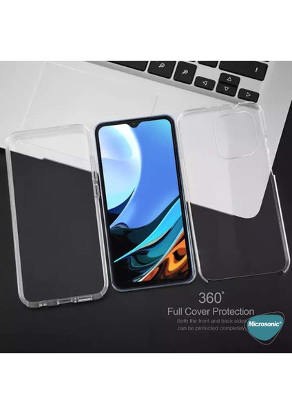 Xiaomi Redmi 9t Kılıf 6 Tarafı Tam Full Koruma 360 Clear Soft Şeffaf