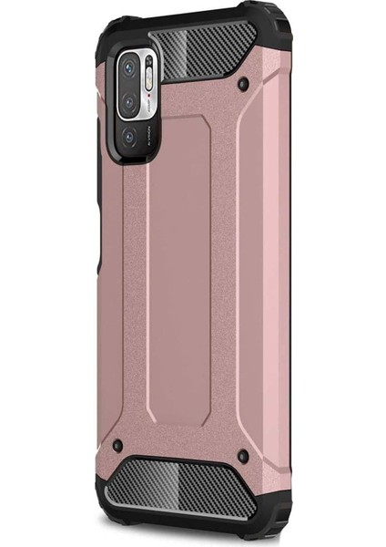 Xiaomi Redmi Note 10 5g Kılıf Rugged Armor Rose Gold