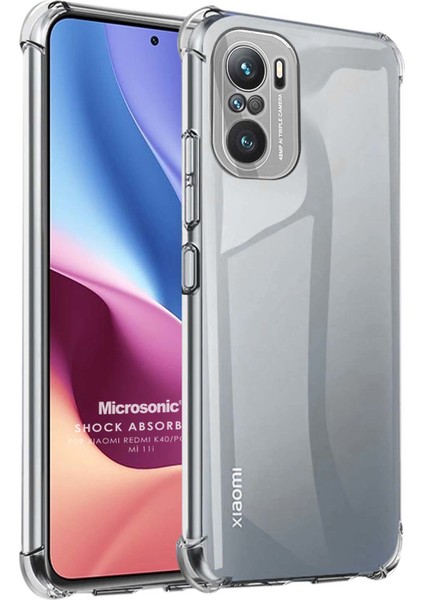 Xiaomi Redmi K40 Pro+ Kılıf Shock Absorbing Şeffaf