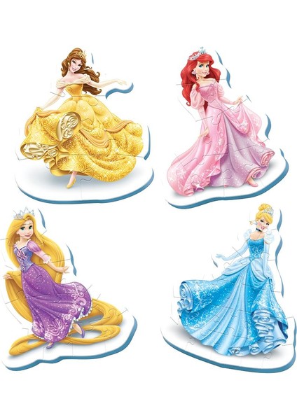 Princess My First Puzzles 4 In 1 Parça Puzzle