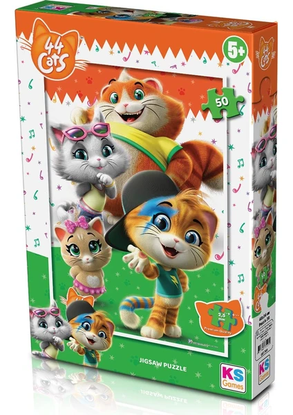 KS Games 44 Cats Puzzle 50 Parça Puzzle