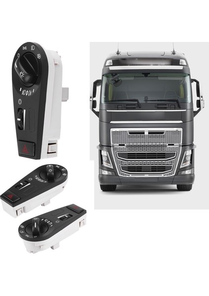 Volvo FH12 - FH16 Far Açma ve Dörtlü Flaşör Düğmesi fiyatları