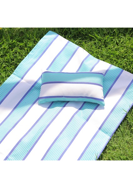 Mini Yastıklı Plaj / Piknik Örtüsü- Su ve Kum Tutmayan Kumaş modelleri