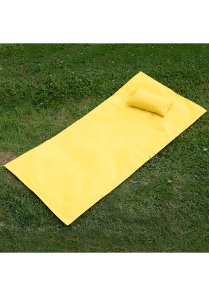 Mini Yastıklı Plaj / Piknik Örtüsü- Su ve Kum Tutmayan Kumaş