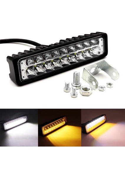 Solana 18 W Motosiklet Off Road Yatay Sis Farı Takımı fiyatları