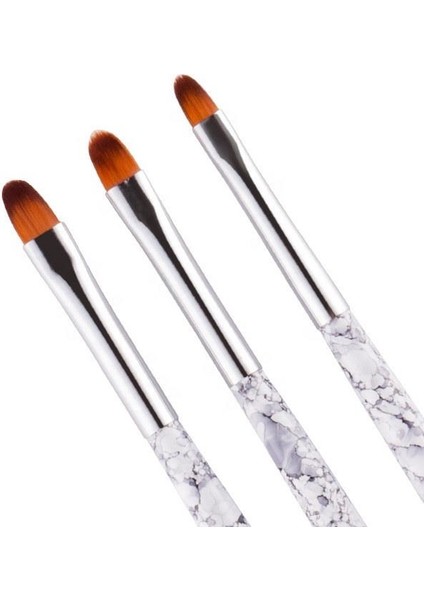 Protez Tırnak Uv Gel Fırça Seti 3'lü fırsatları