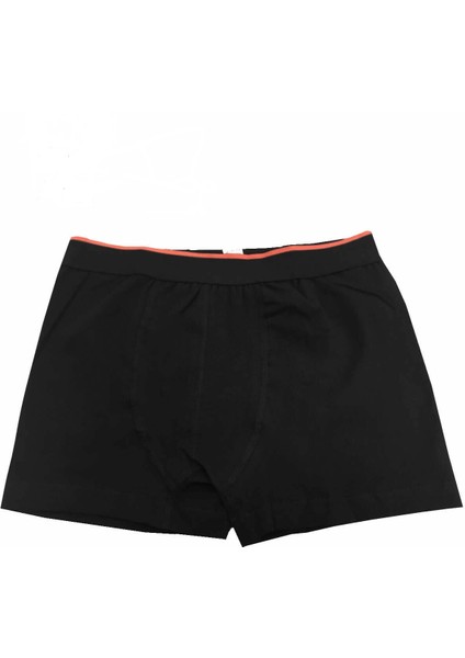 Siyah Renk Likralı Boxer