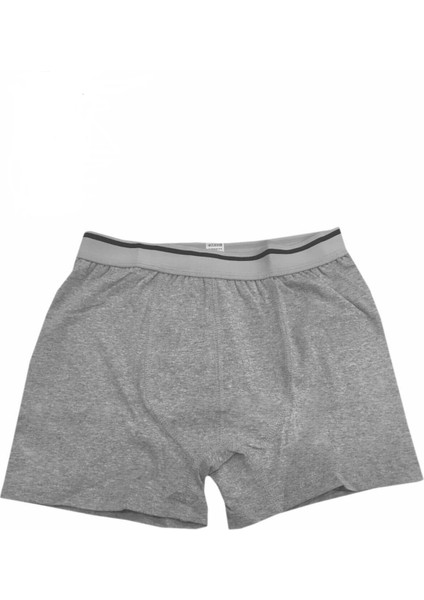 Gri Renk Likralı Boxer
