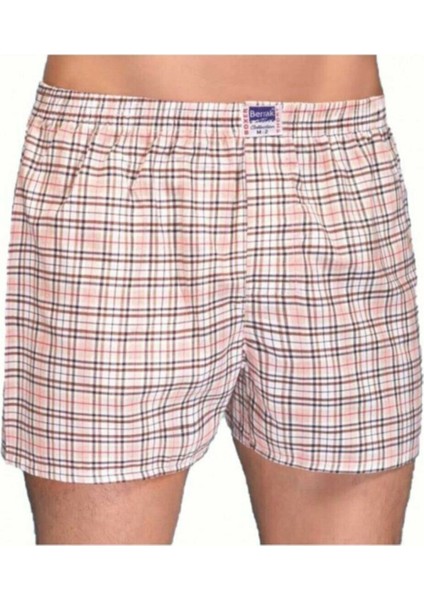 12 Adet Karışık Renk Poplin Boxer