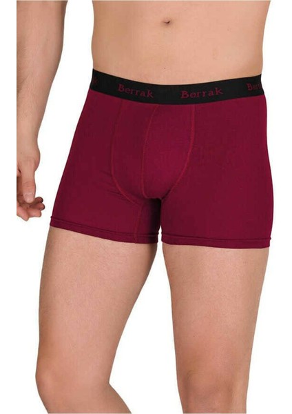10 Adet Bordo Renk Modal Boxer
