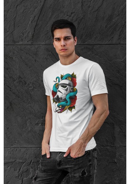 Stormtrooper Baskılı Erkek T-Shirt