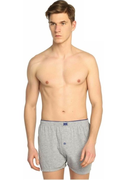 12 Adet Gri Renk Havlu Bel Boxer