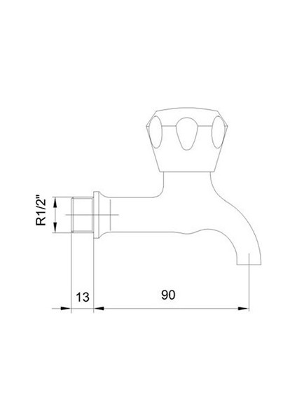 Topaç Krom Kısa Musluk Bahçe Lavabo Musluğu modelleri