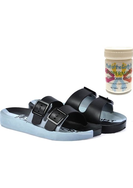 Gzr Erkek Çocuk Plaj Ev Banyo Deniz Havuz Günlük Terlik 50ML Nane Ferahlığı Topuk Çatlağı ve Nasır Giderici Krem