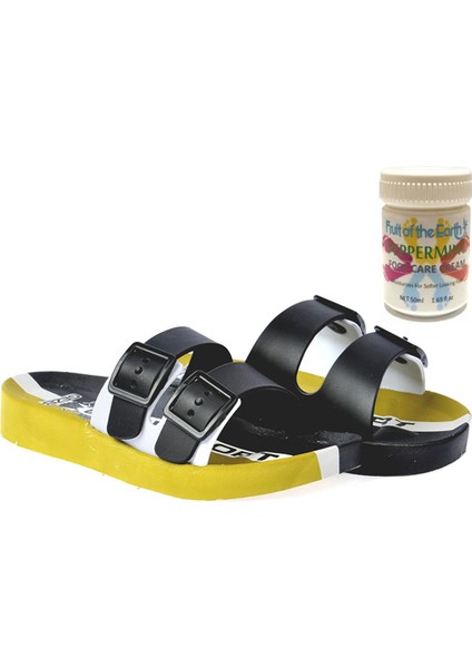 Gzr Erkek Çocuk Plaj Ev Banyo Deniz Havuz Günlük Terlik 50ML Nane Ferahlığı Topuk Çatlağı ve Nasır Giderici Krem