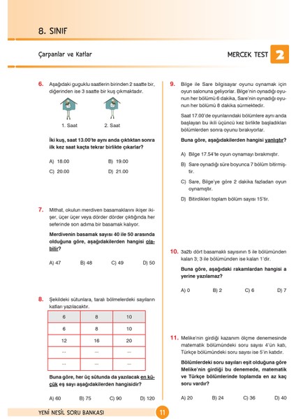8.Sınıf LGS Yeni Nesil Soru Bankası Seti