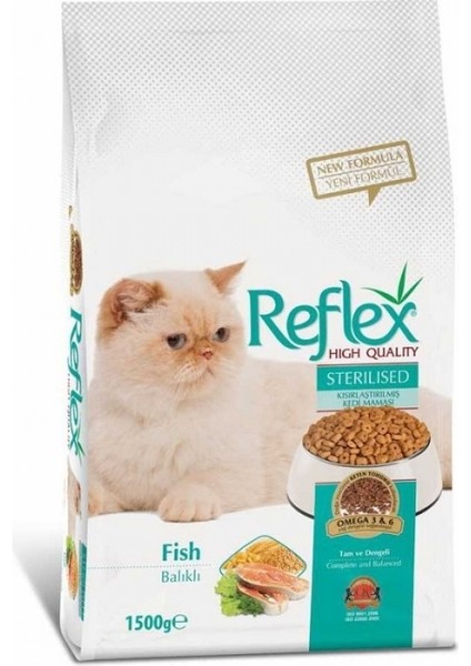 Kısırlaştırılmış Balıklı Yetişkin Kedi Maması 1,5 kg