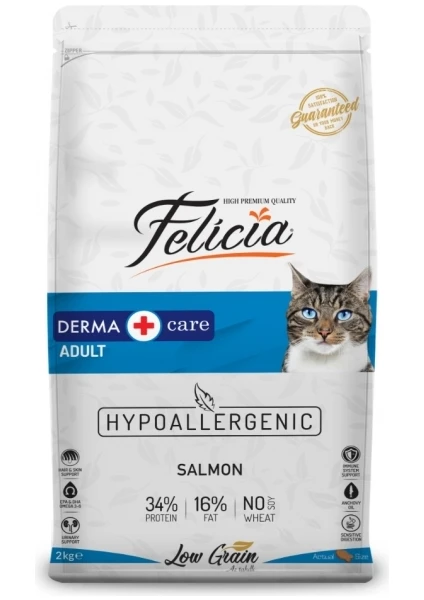 Hypoallergenic  Somonlu Yetişkin Kedi Maması 2 kg