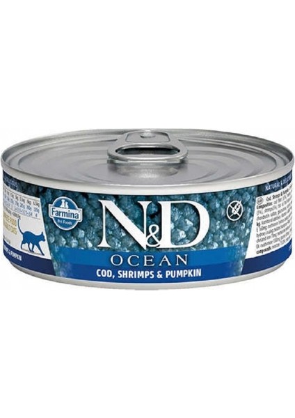 Nd Balkabaklı Morina Balıklı Yavru Kedi Yaş Maması 80 Gram