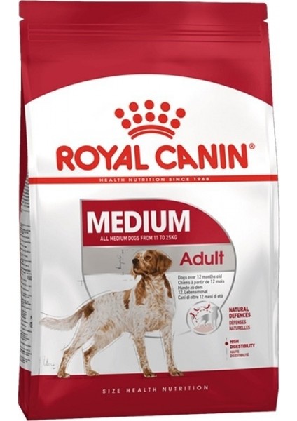 Medium Adult Orta Irk Yetişkin Köpek Maması 15 kg