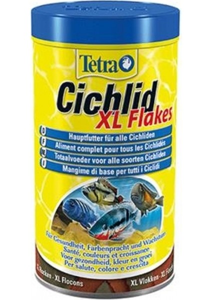 Cichlid Xl Flakes 500 ml Pul Balık Yemi