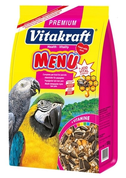 Menü Papağan Yemi 1000 gr