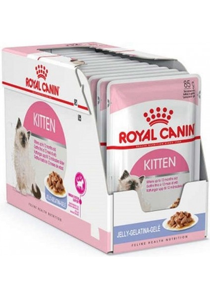 Kitten Jelly Yavru Kedi Konservesi 85 gr 24 Adet