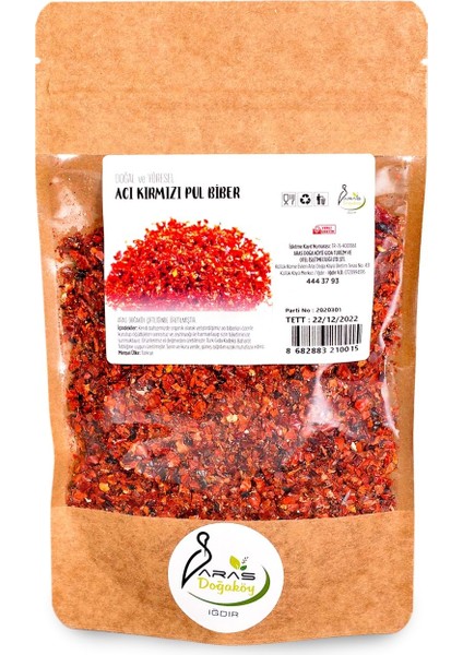 Yöresel Acı Kırmızı Pul Biber 100 gr