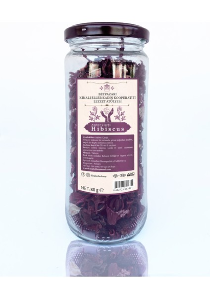 Beypazarı Doğal Amber Çiçeği Hibiskus Mekke Gülü Nar Çiçeği 80 gr