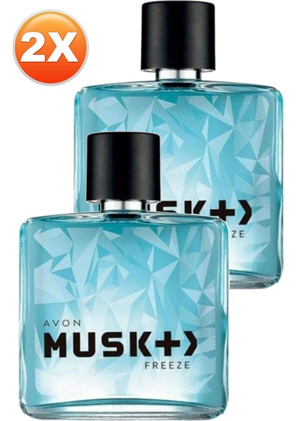 Musk Freeze Erkek Parfüm Edt 75 Ml. Ikili Set