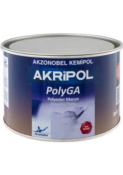 Poly Ga Polyester Macun 2,7 kg Krem Rengi