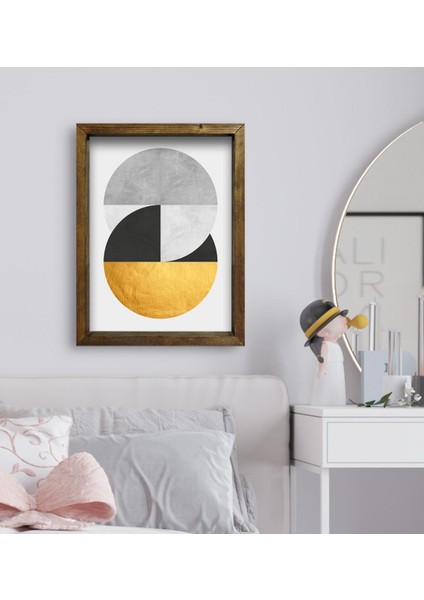 Gift Yatak Odası Konseptli Doğal Masif Ahşap Çerçeveli Tablo 45X65CM-21 fiyatları