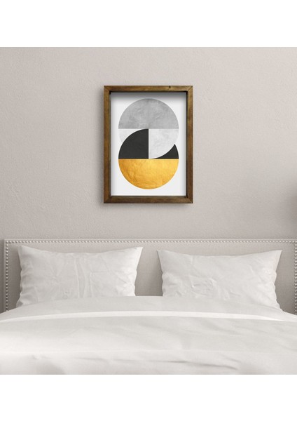 Gift Yatak Odası Konseptli Doğal Masif Ahşap Çerçeveli Tablo 45X65CM-21 modelleri