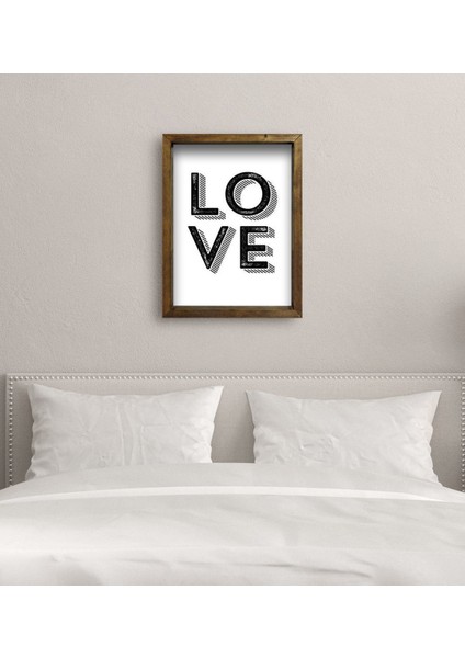 Gift Yatak Odası Konseptli Doğal Masif Ahşap Çerçeveli Tablo 45X65CM-81 modelleri