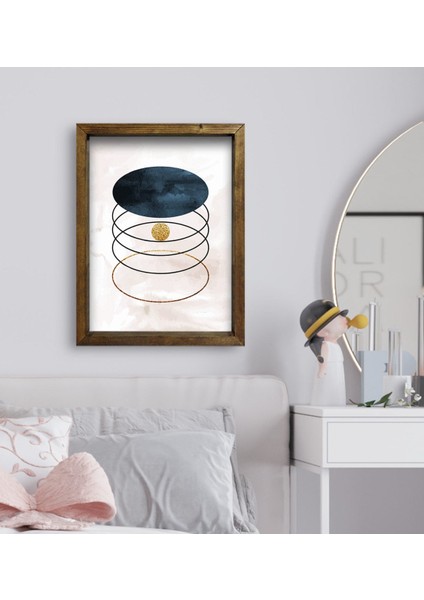 Gift Yatak Odası Konseptli Doğal Masif Ahşap Çerçeveli Tablo 45X65CM-67 fiyatları