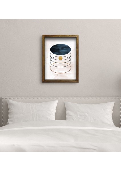 Gift Yatak Odası Konseptli Doğal Masif Ahşap Çerçeveli Tablo 45X65CM-67 modelleri
