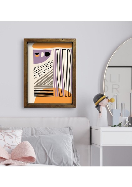 Gift Yatak Odası Konseptli Doğal Masif Ahşap Çerçeveli Tablo 45X65CM-62 fiyatları