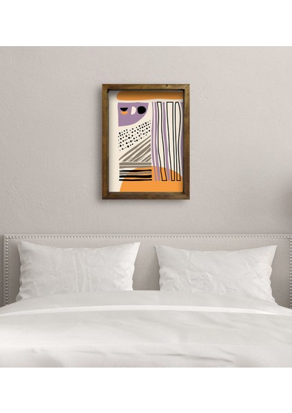 Gift Yatak Odası Konseptli Doğal Masif Ahşap Çerçeveli Tablo 45X65CM-62 modelleri