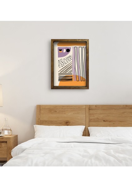 Gift Yatak Odası Konseptli Doğal Masif Ahşap Çerçeveli Tablo 45X65CM-62 fırsatları