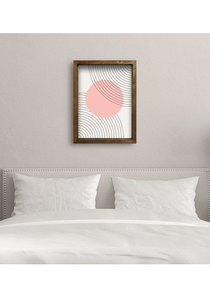 Gift Yatak Odası Konseptli Doğal Masif Ahşap Çerçeveli Tablo 45X65CM-52 modelleri