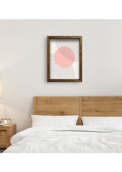 Gift Yatak Odası Konseptli Doğal Masif Ahşap Çerçeveli Tablo 45X65CM-52 fırsatları