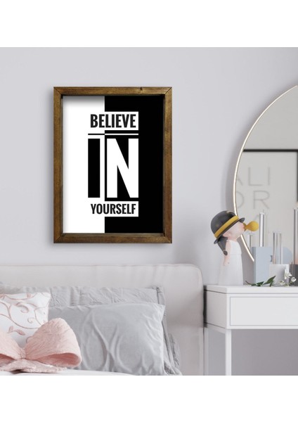 Gift Yatak Odası Konseptli Doğal Masif Ahşap Çerçeveli Tablo 45X65CM-99 fiyatları
