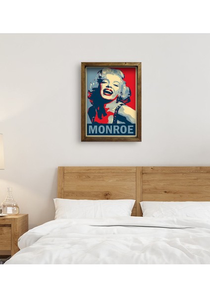 Gift Yatak Odası Konseptli Doğal Masif Ahşap Çerçeveli Tablo 45X65CM-100 fırsatları