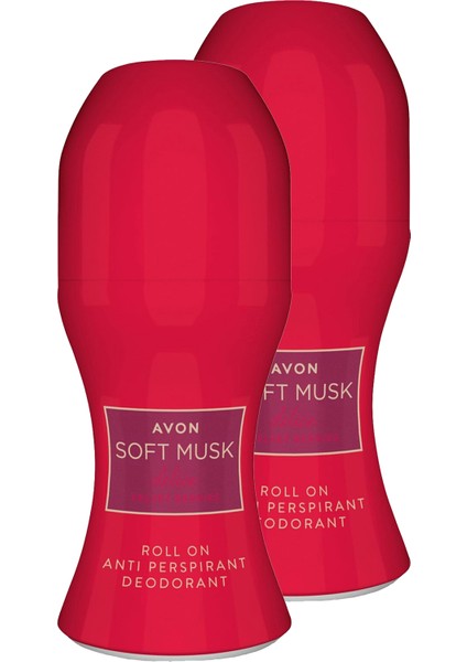 Soft Musk Delice Velvet Berries Kadın Rollon 50 Ml. Ikili Set