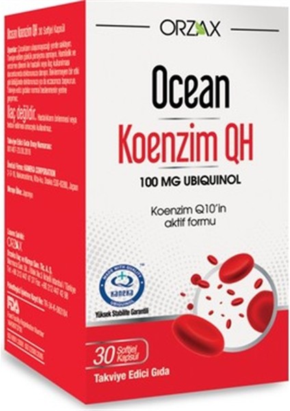 Ocean Koenzim Q10 30 Kapsül (QH)
