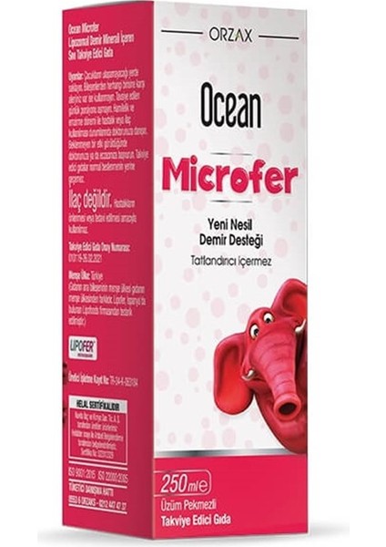 Ocean Microfer Şurup 250 ml