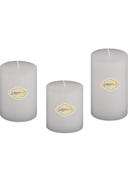 Small Set Mum Çap 7 cm Beyaz