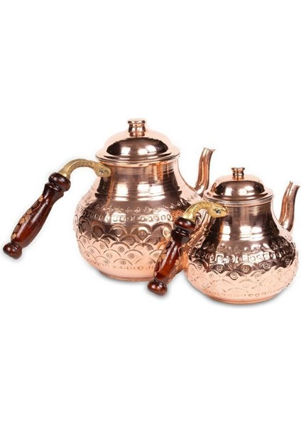 Baskılı Dövme Bakır Çaydanlık Bakır Renk fiyatları